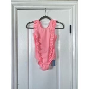 LIZENS Girls Swimsuit Kids Scalloped One Piece Suze 8-9T